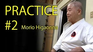 Morio Higaonna's Karate practice #2  | CHI-ISHI&SANCHIN GA-MI | 東恩納盛夫先生の鍛錬その2