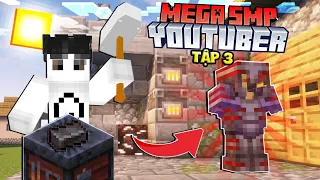 Minecraft Mega SMP Tập 3: Nâng Cấp Giáp NETHERITE NGON NHẤT !!