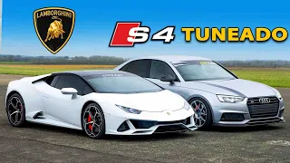 ¿Puedo vencer a un Lambo en un Audi S4?