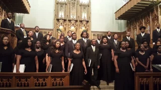 Alabama State University Choir singing Elijah Rock by Moses Hogan.