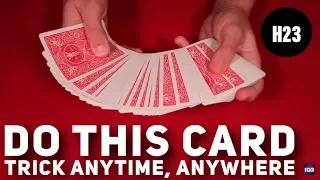 Mind Blowing On the Spot Card Trick!