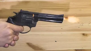 Охолощенный револьвер Таурус-СО 4.5 дюйма (черный, Курс-С) видео обзор