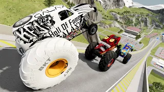 Monster Jam | Monster Truck | Insane Monster Jam Truck Jumps #86 - BeamNG Drive