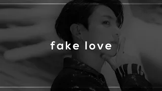 bts - fake love (slowed + reverb)