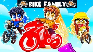 I Spent $100,000 In Roblox Bike Obby With MY BIKE FAMILY!