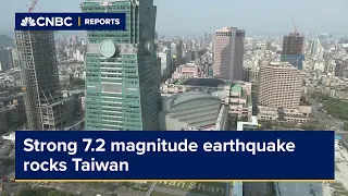 Strong earthquake rocks Taiwan; Japan and Philippines issue tsunami alerts