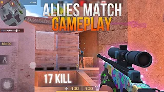 STANDOFF 2 | Allies Match Gameplay! - (17 Kill New Sandstone Frosty Choas) 🎄🏆💫