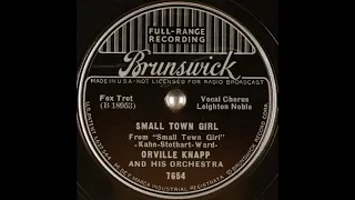 Orville Knapp & his orchestra - Small Town Girl (1936)