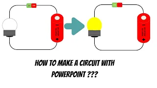 How to make a circuit with powerpoint ???