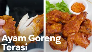 TANPA DI UNGKEP TETEP GURIH - RESEP AYAM GORENG TERASI