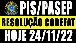 CODEFAT PUBLICA NOVA RESOLUÇÃO APÓS REUNIÃO E O ABONO SALARIAL ANO BASE 2021