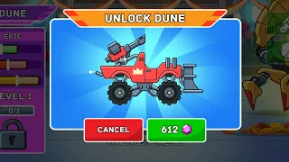 Hills of Steel New Tank DUNE Max Level