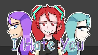 I hate you meme - Hatsune Miku my AU