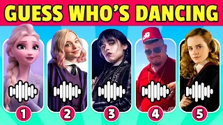 Guess Who Is Dancing | Wednesday Dance, Mario, Peach, IShowSpeed, Skibidi Dom Dom Yes Yes