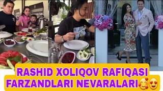 RASHID XOLIQOV RAFIQASI FARZANDLARI KELINI NEVARALARI BILAN  MUSTAQILLIK BAYRAMINI NISHONLAMOQDA