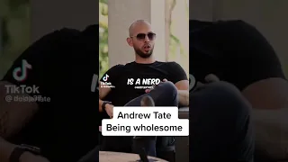 Wholesome Tate😂 #andrewtate #topg #wholesome