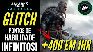 ASSASSIN’S CREED VALHALLA |GLITCH DE PONTOS DE HABILIDADE INFINITOS! LEVEL MÁXIMO EM 1HR| Xp Glitch