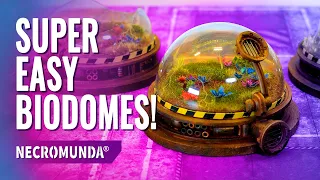 HOW TO Make Biodomes for Necromunda Zone Mortalis and 40K!