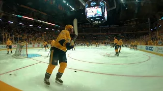 Nashville Predators Warmups - 4/20/18 - GoPro Hero 6