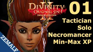 1 - Everything in Fort Joy | Solo Necromancer (LW) | Tactician | Divinity: Original Sin 2