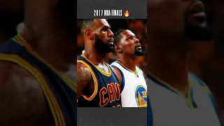 LeBron & Durant going at it in 2017 Finals 🔥 #shorts