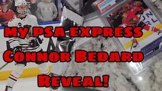 Connor Bedard Upper Deck Young Guns PSA Reveal! PSA express March Special 10 day