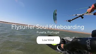 Flysurfer Soul 15, Kitesurf Fuseta Lagoon in Portugal is awesome!