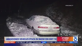 Latest storm brings snow to SoCal