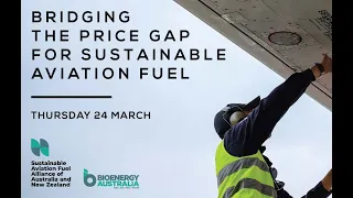 BA Webinar: Bridging the price gap for Sustainable Aviation Fuel