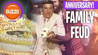 Family Feud -  FIRST ANNIVERSARY EPISODE! | BUZZR