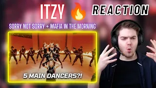 My FIRST ITZY stage performance! | 'Sorry Not Sorry' + '마.피.아. In the morning' SHOWCASE | REACTION