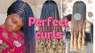 WATCH THIS  if you want Bouncy curls for your French curls wig / tips on how to make braided wig