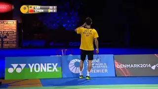 2013 YONEX Denmark Open MS Finals Long Chen vs  Chong Wei Lee(谌龙vs李宗伟) Kingson