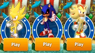 Sonic Dash - Super Sonic Super Shadow Sonic Exe Unlocked Mods All 52 Characters Unlocked All Bosses