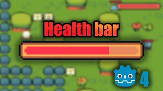 How to Make a Health Bar in Godot 4 | tutorial | GDScript