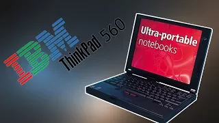 ibm thinkpad 560 - портативный ноутбук из 1996 года