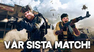 VÅR SISTA MATCH!