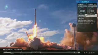 Best footage falcon heavy with sound synchronised