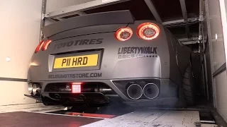 Liberty Walk Nissan GT-R R35 w/ Milltek Exhaust - Start, Unloading & Sounds!