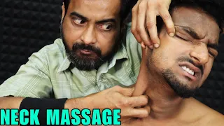 Perfect Neck Massage & Neck Cracking | Head Massage with 3d Sounds | Spine Cracking | ASMR