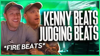 KENNY BEATS - JUDGING 14 BEATS LIVE 🤣🤯 *fire beats !!* 😤💥 - LIVE (7/12/21) 🔥🔥