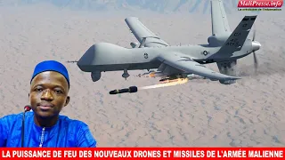 La puissance de feu des nouveaux drones et missiles de l'armée malienne