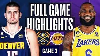 NUGGETS vs LAKERS FULL GAME 3 HIGHLIGHTS | May 20, 2023 | 2023 NBA Playoffs Highlights NBA 2K23