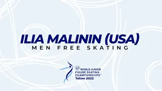 Malinin (USA) | Men FS |  ISU World Junior FS Championships 2022 | Tallinn | #WorldJFigure