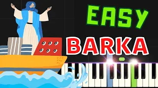 Barka Piano Tutorial I łatwa wersja I NUTY I Easy Piano Tutorial Sheet Music for Beginners I Slow