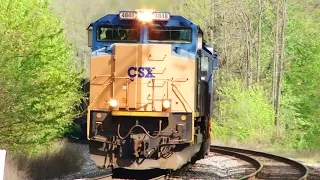 1.5 Hours Of Just CSX Train Engines & Horns In Action