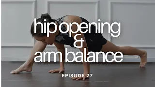 80-min Advance Vinyasa Yoga: Hip Flexibility and Arm Balance