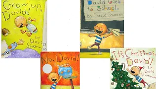 Grow Up, David! No, David! David Goes to School! It’s Christmas, David! Read Aloud Books for kids!