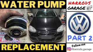 VW MK5 Golf 1.4 TSI Twin Charged | Water Pump Replacement