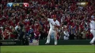 WS2011 Gm6: Freese's two-out triple ties it in the ninth